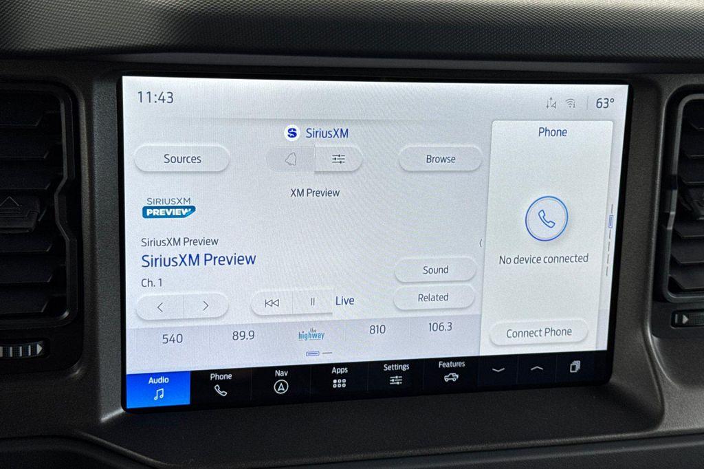 new 2025 Ford Bronco car, priced at $47,970