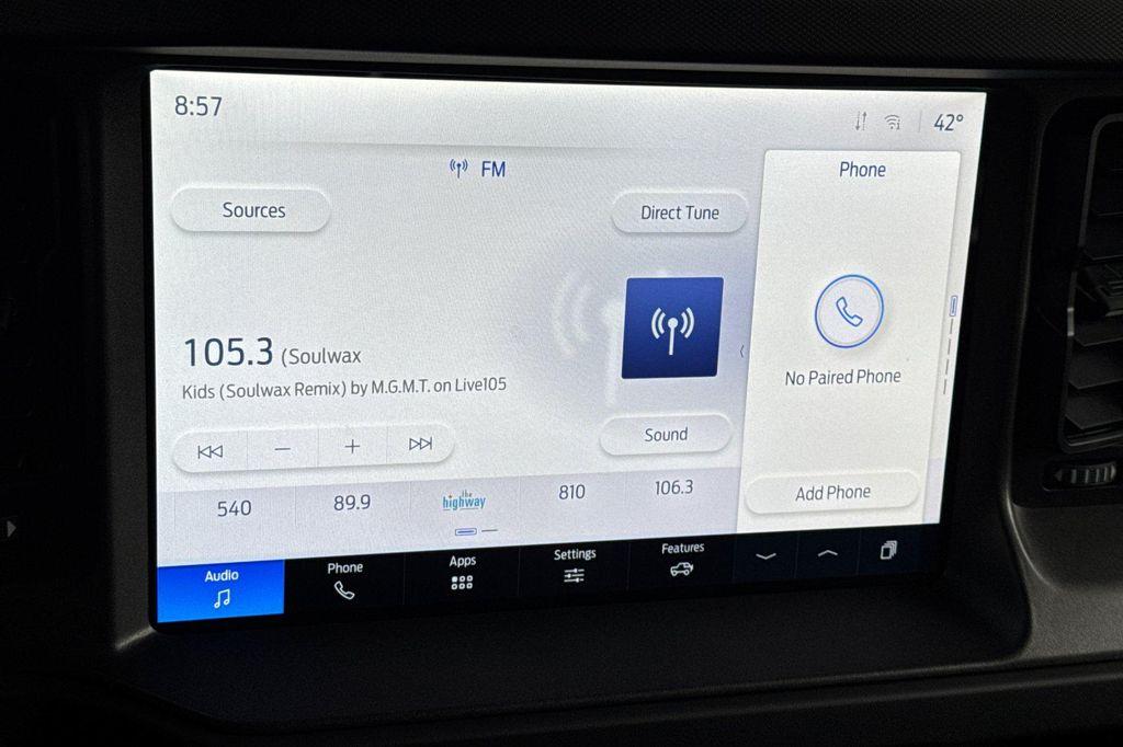 new 2025 Ford Bronco car, priced at $42,080