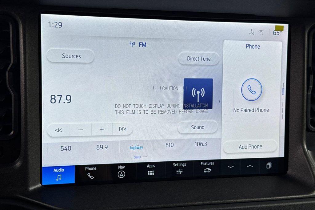 new 2025 Ford Bronco car, priced at $47,865