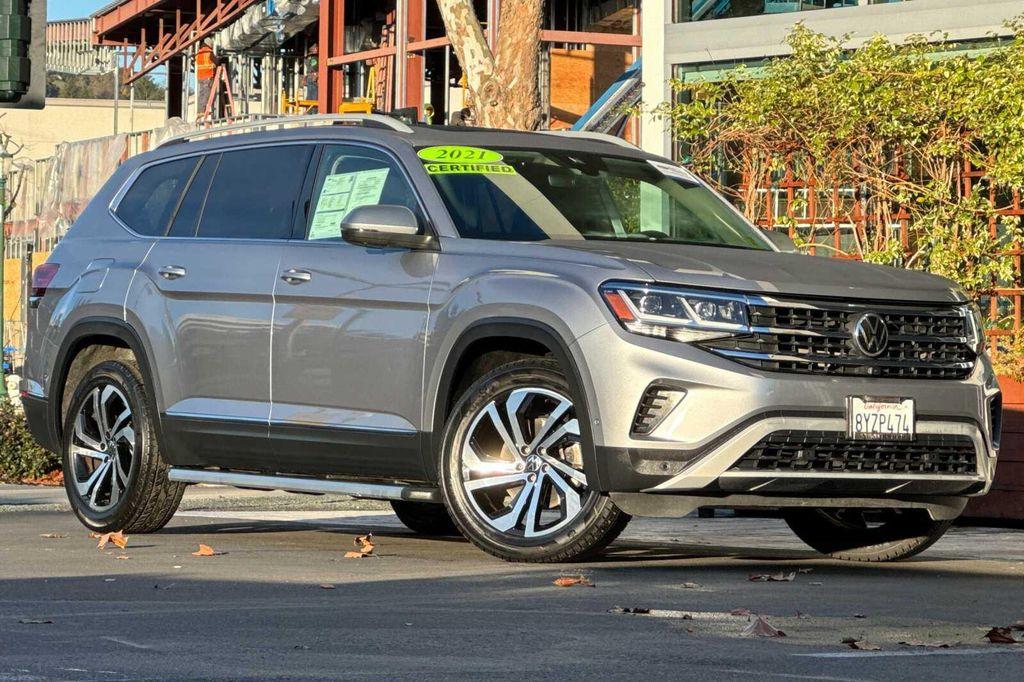used 2021 Volkswagen Atlas car, priced at $29,999