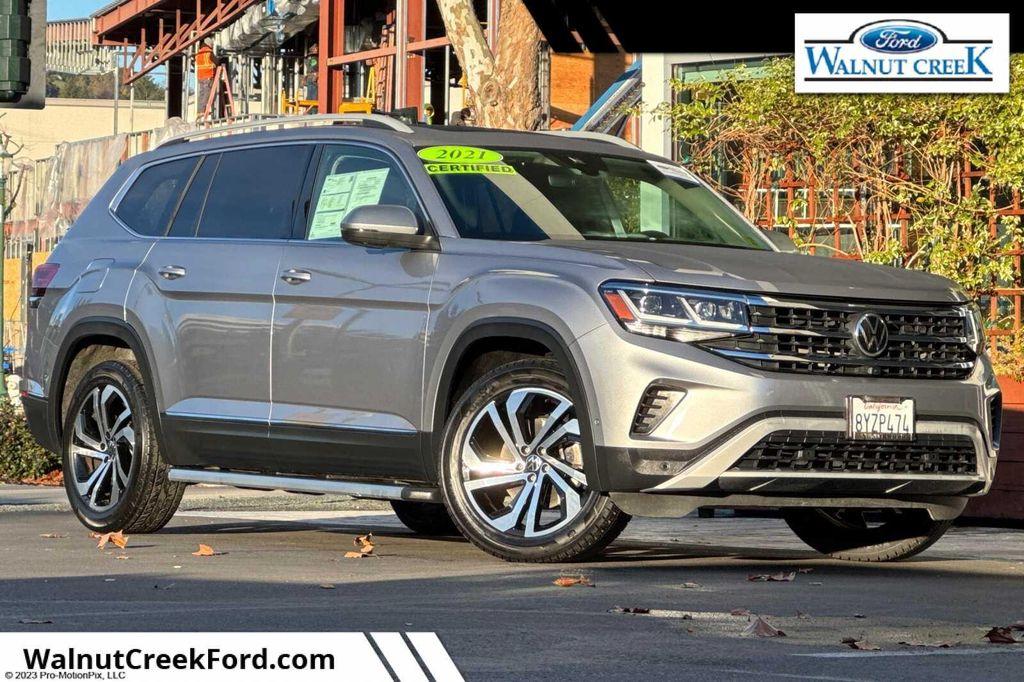 used 2021 Volkswagen Atlas car, priced at $29,999