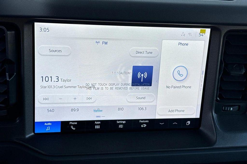 new 2025 Ford Bronco car, priced at $43,785