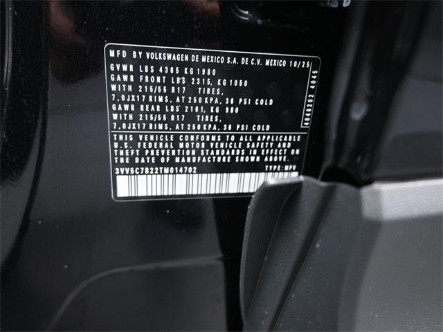 new 2026 Volkswagen Taos car, priced at $27,628