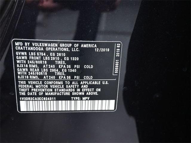 used 2019 Volkswagen Atlas car, priced at $14,998