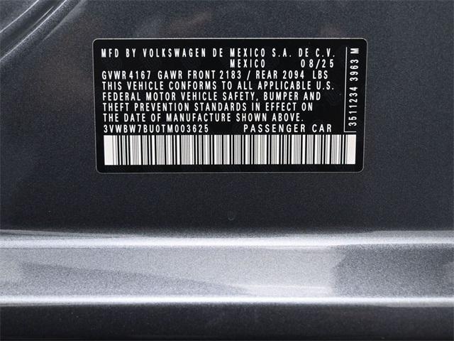 new 2026 Volkswagen Jetta car, priced at $25,910