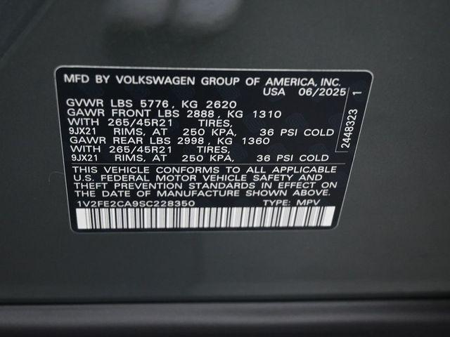 new 2025 Volkswagen Atlas Cross Sport car, priced at $45,998