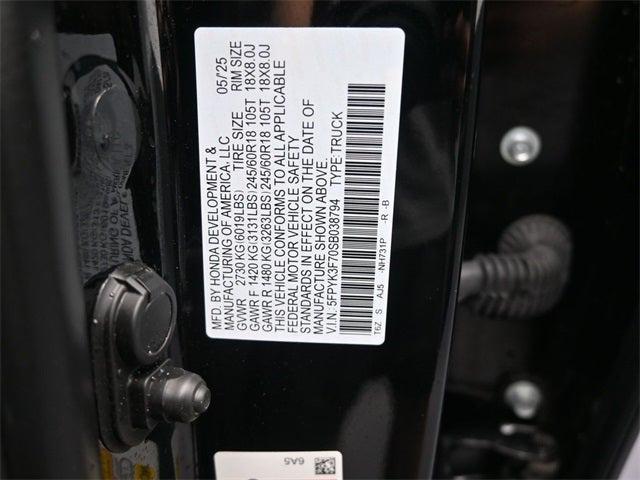 used 2025 Honda Ridgeline car, priced at $39,825