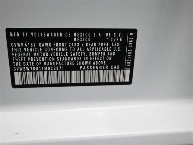 new 2026 Volkswagen Jetta car, priced at $26,280