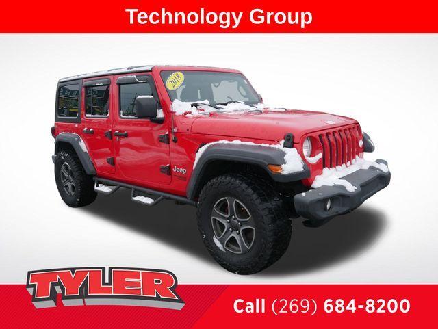 used 2018 Jeep Wrangler Unlimited car, priced at $18,464