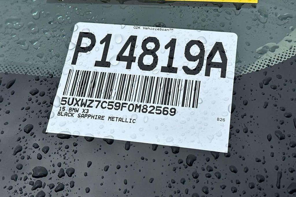 used 2015 BMW X3 car, priced at $10,988