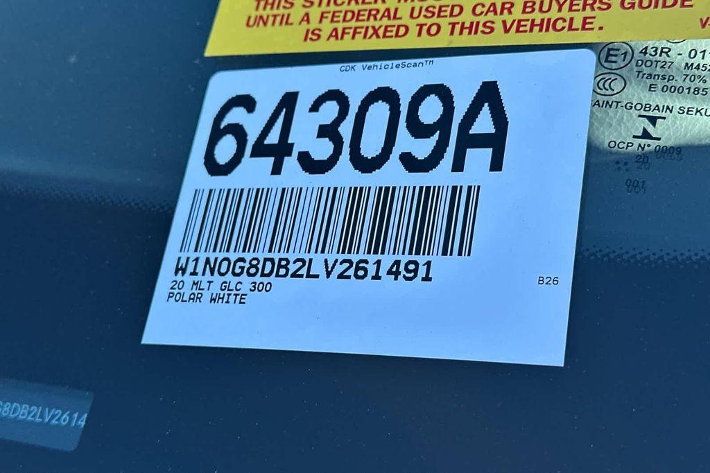 used 2020 Mercedes-Benz GLC 300 car, priced at $22,988