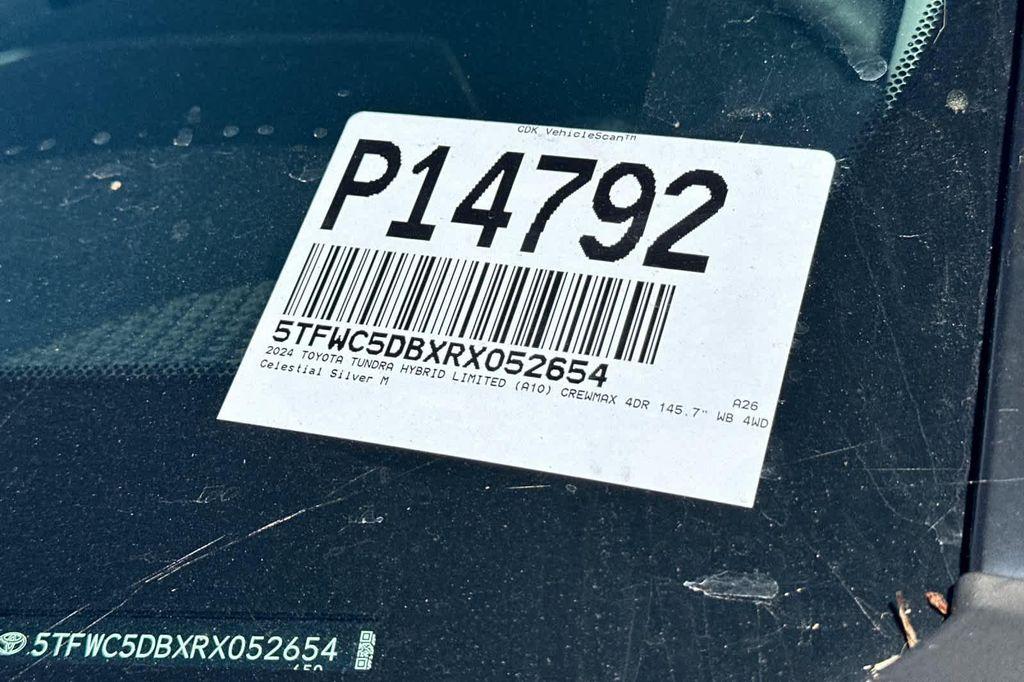 used 2024 Toyota Tundra Hybrid car, priced at $52,988