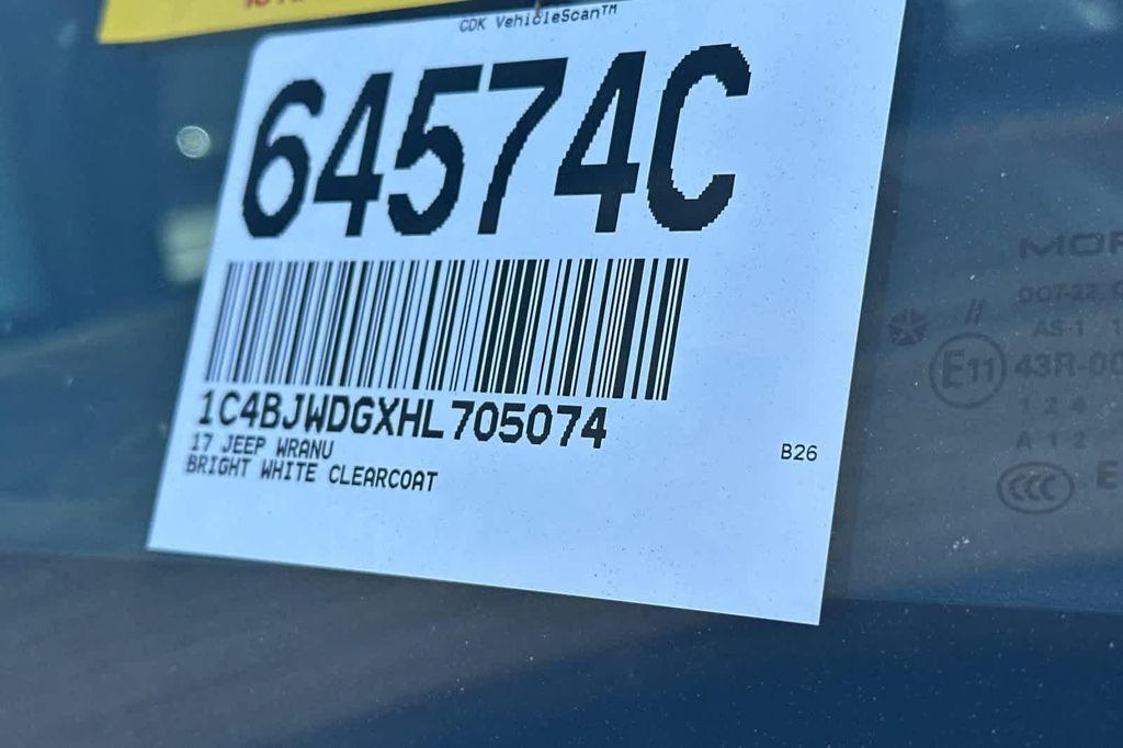 used 2017 Jeep Wrangler Unlimited car, priced at $19,988