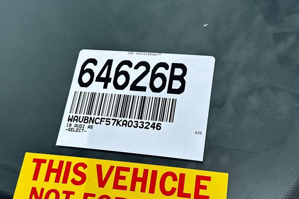 used 2019 Audi A5 car, priced at $22,988