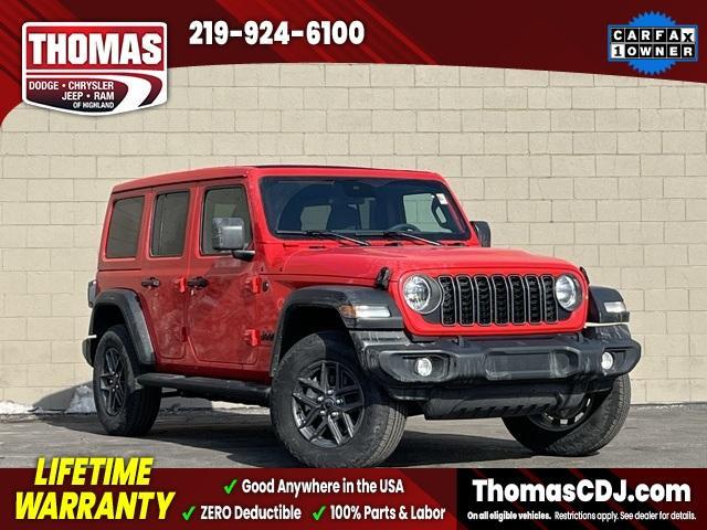 used 2024 Jeep Wrangler car, priced at $38,998