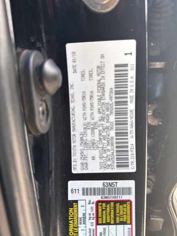 used 2018 Toyota Tacoma car, priced at $17,936