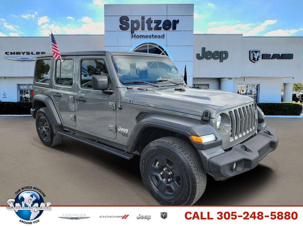 used 2020 Jeep Wrangler Unlimited car, priced at $18,764