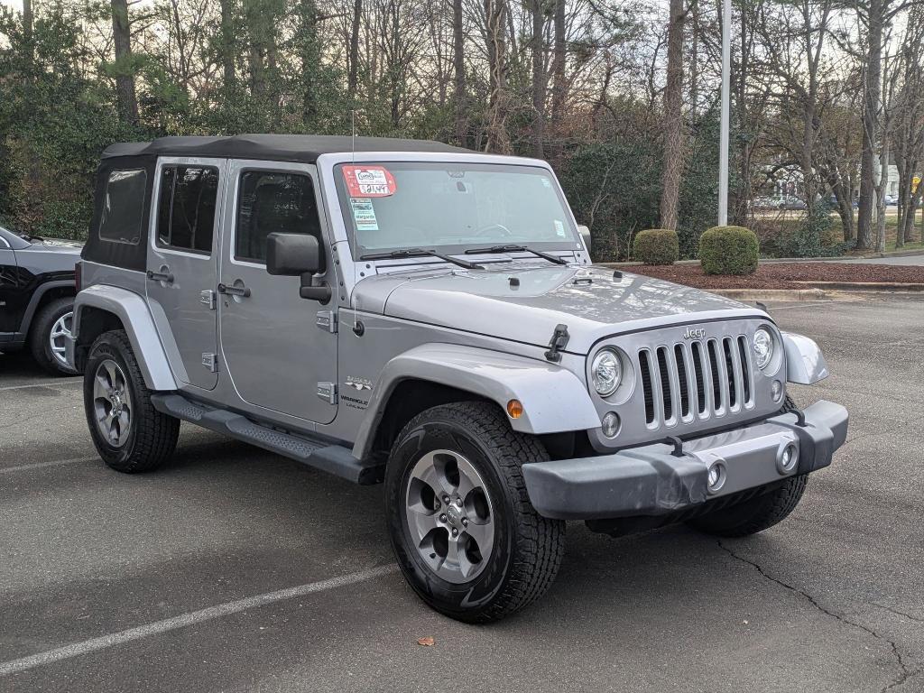 used 2018 Jeep Wrangler JK Unlimited car, priced at $18,899