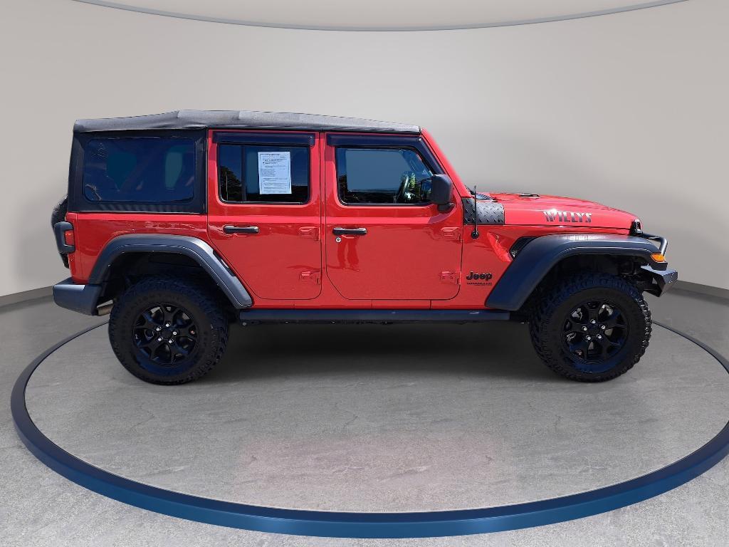 used 2021 Jeep Wrangler Unlimited car, priced at $23,695