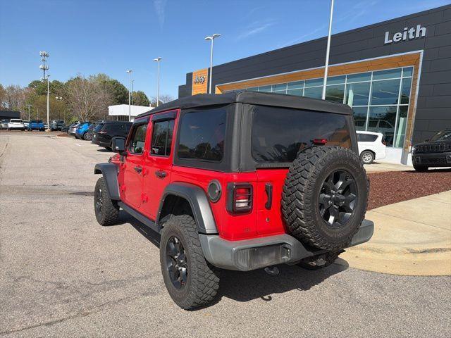used 2021 Jeep Wrangler Unlimited car, priced at $25,787