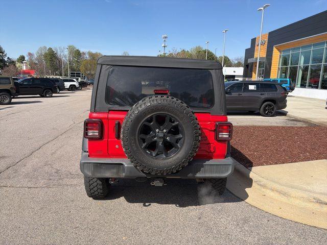 used 2021 Jeep Wrangler Unlimited car, priced at $25,787
