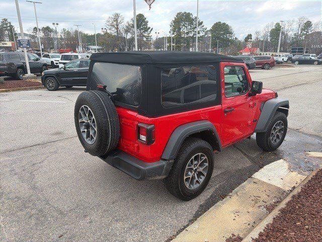 used 2024 Jeep Wrangler car, priced at $29,597
