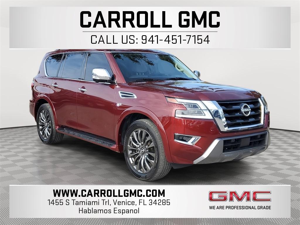used 2022 Nissan Armada car, priced at $37,599