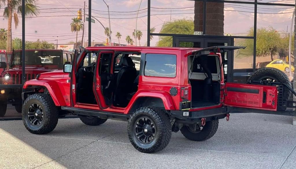 used 2015 Jeep Wrangler Unlimited car, priced at $20,990