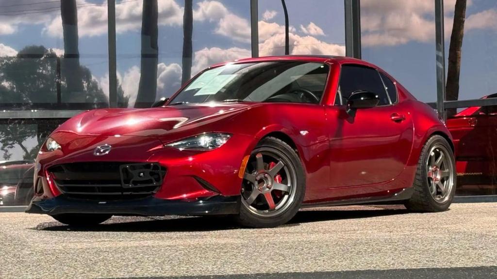 used 2021 Mazda MX-5 Miata RF car, priced at $26,990