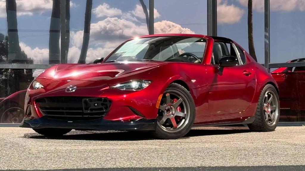 used 2021 Mazda MX-5 Miata RF car, priced at $26,990