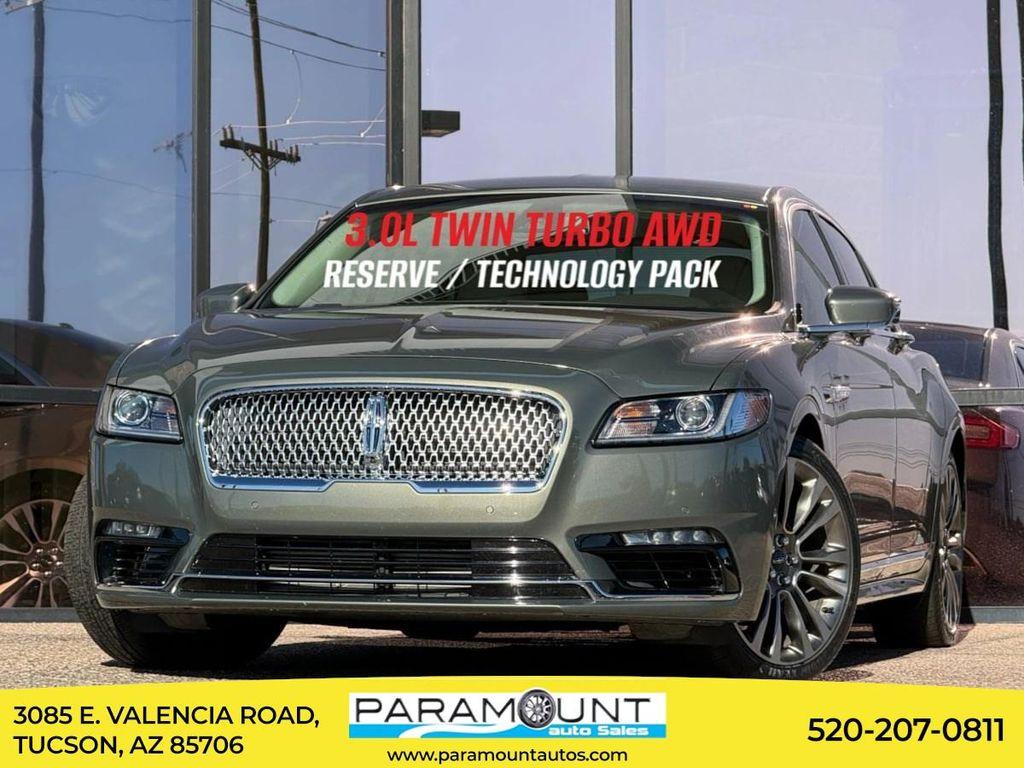 used 2017 Lincoln Continental car, priced at $21,990
