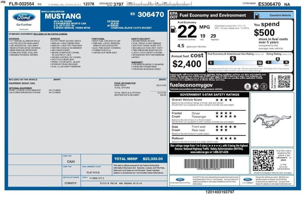 used 2014 Ford Mustang car, priced at $17,990