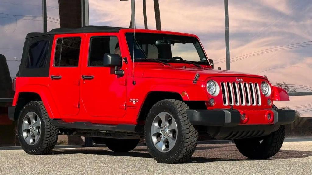 used 2018 Jeep Wrangler JK Unlimited car, priced at $17,990