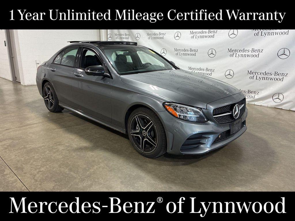 used 2021 Mercedes-Benz C-Class car, priced at $30,995