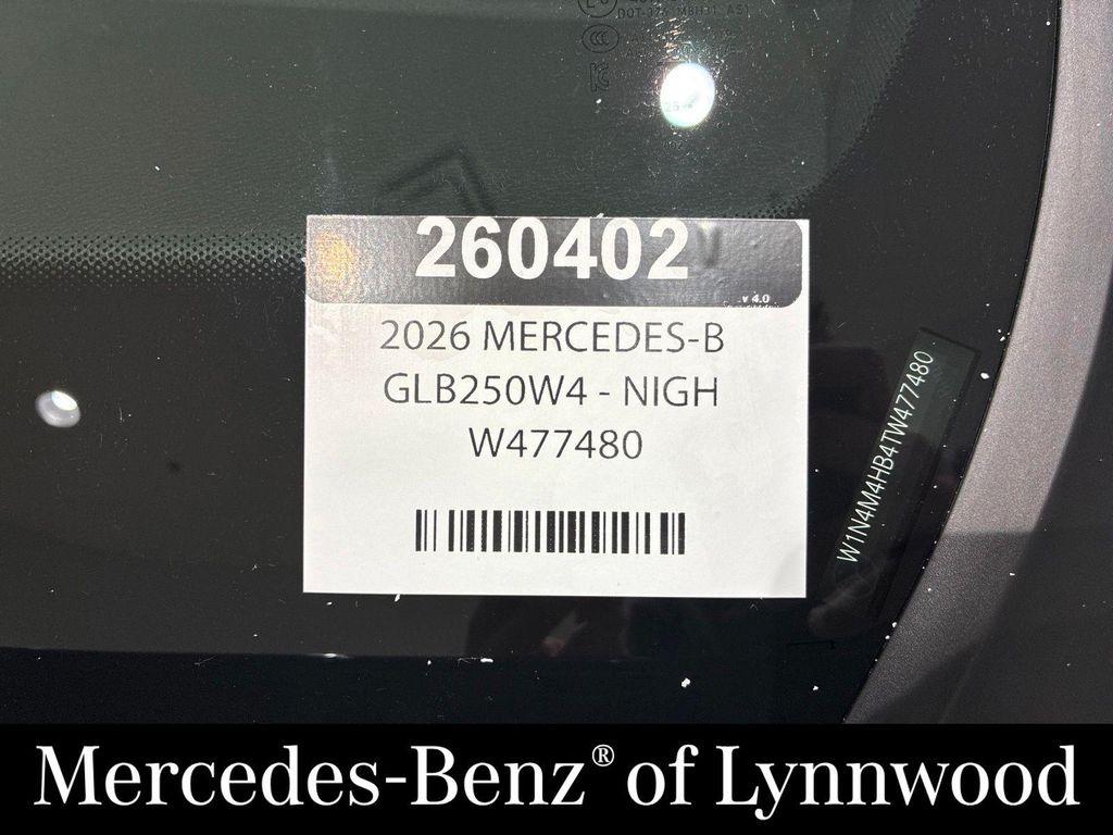 new 2026 Mercedes-Benz GLB 250 car, priced at $52,360
