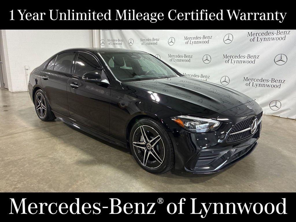 used 2023 Mercedes-Benz C-Class car, priced at $37,998