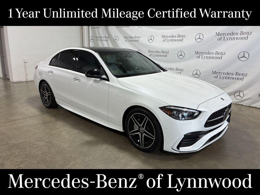 used 2024 Mercedes-Benz C-Class car, priced at $40,795