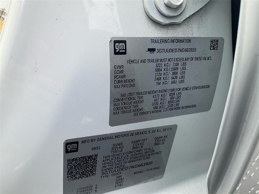 used 2022 GMC Sierra 1500 car, priced at $36,848