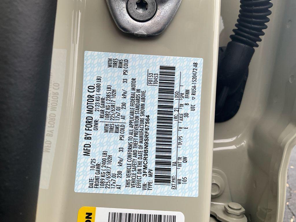 new 2025 Ford Bronco Sport car, priced at $28,390