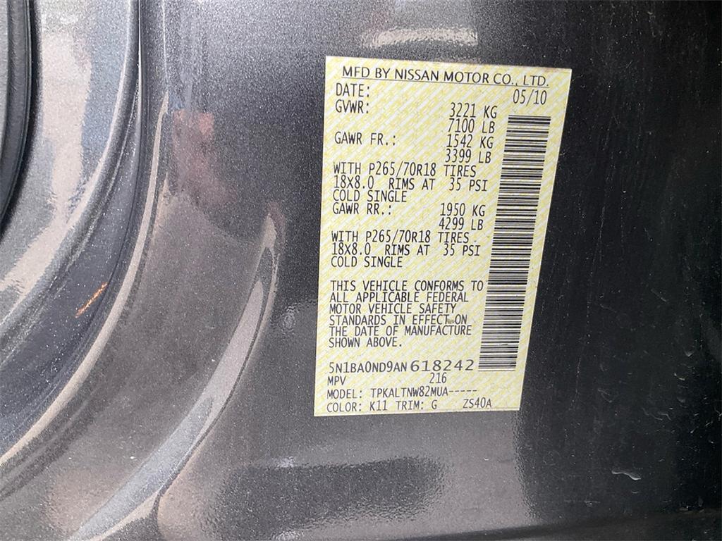 used 2010 Nissan Armada car, priced at $9,999