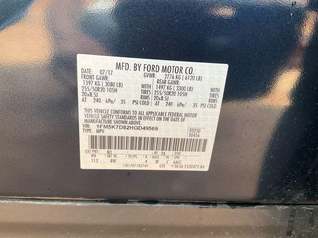 used 2017 Ford Explorer car, priced at $23,588