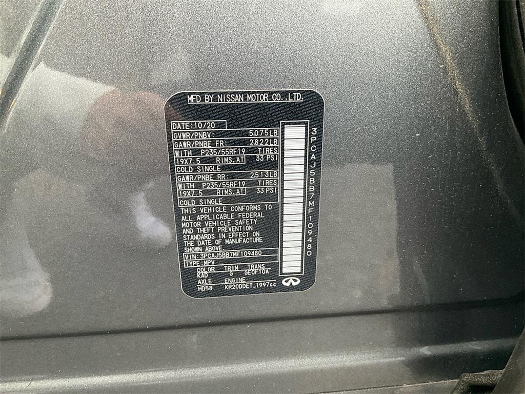 used 2021 INFINITI QX50 car, priced at $23,053