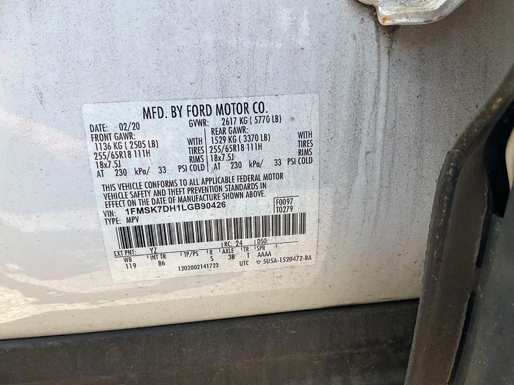 used 2020 Ford Explorer car, priced at $20,588