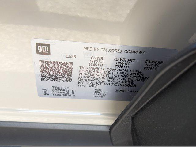 new 2026 Chevrolet Trax car, priced at $25,427