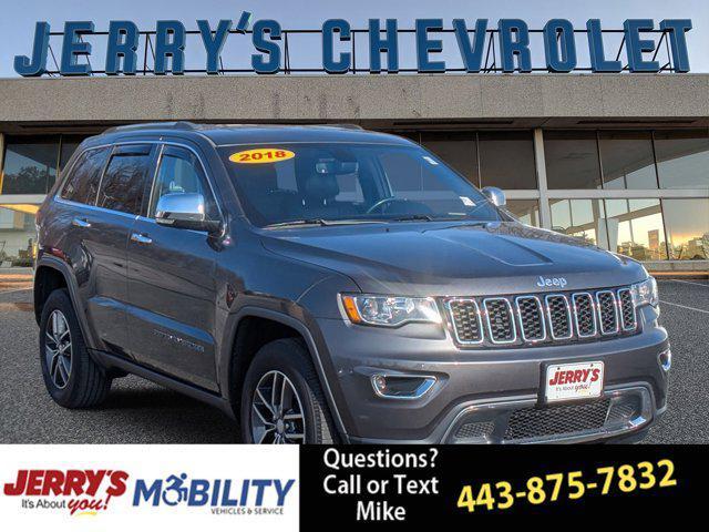 used 2018 Jeep Grand Cherokee car, priced at $20,454