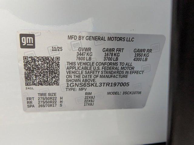 new 2026 Chevrolet Tahoe car, priced at $87,051