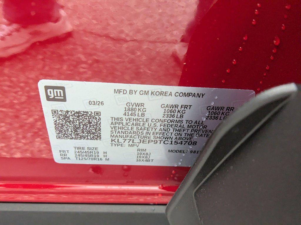 new 2026 Chevrolet Trax car, priced at $26,802