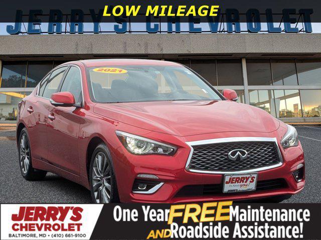 used 2021 INFINITI Q50 car, priced at $26,988