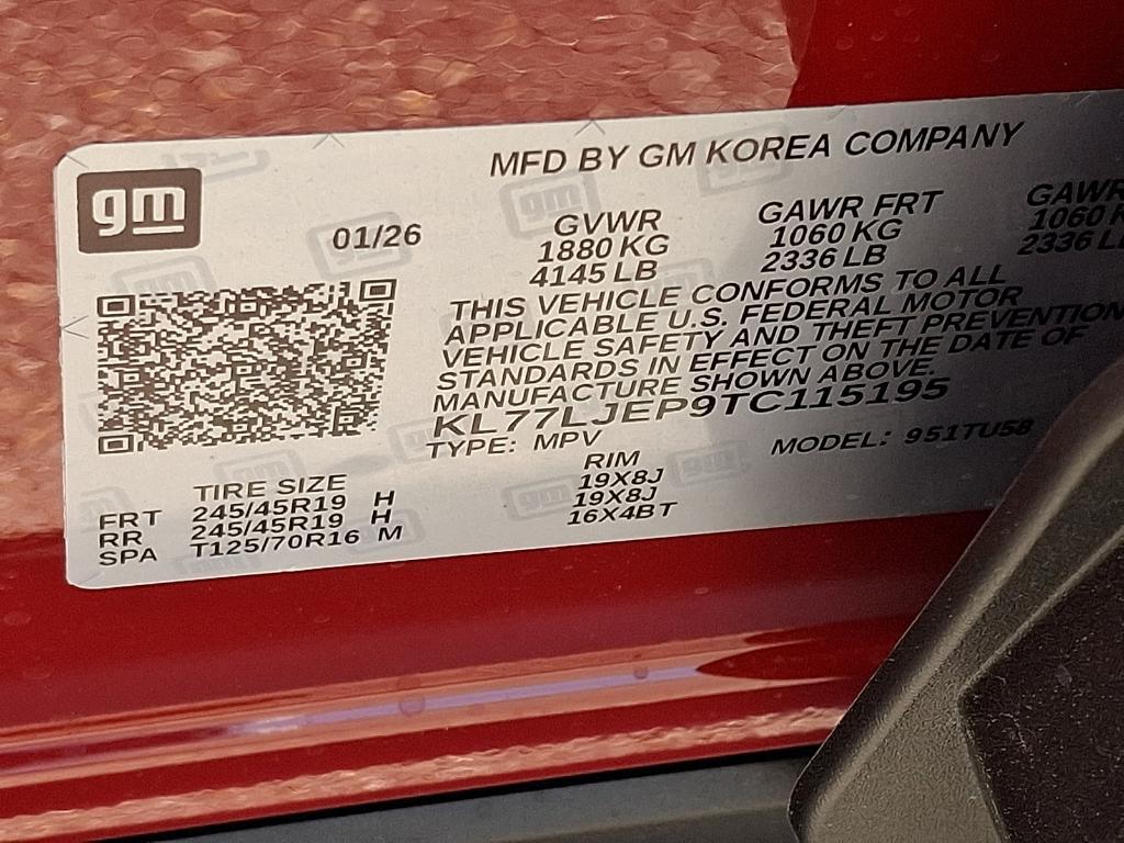 new 2026 Chevrolet Trax car, priced at $28,060