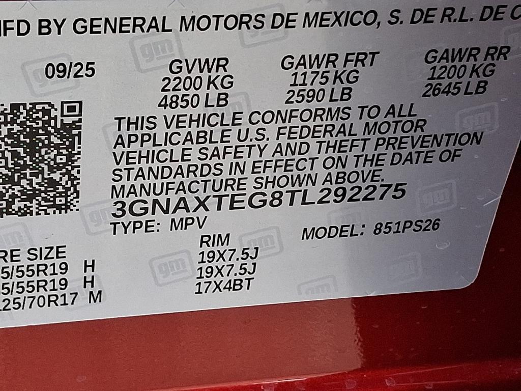 new 2026 Chevrolet Equinox car, priced at $36,366